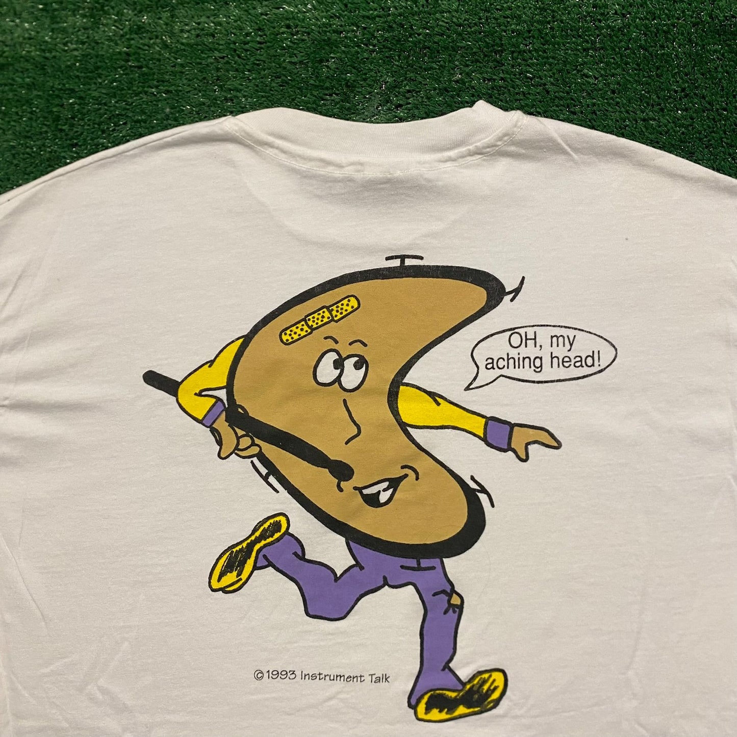 Talking Drums Vintage 90s Band Humor T-Shirt