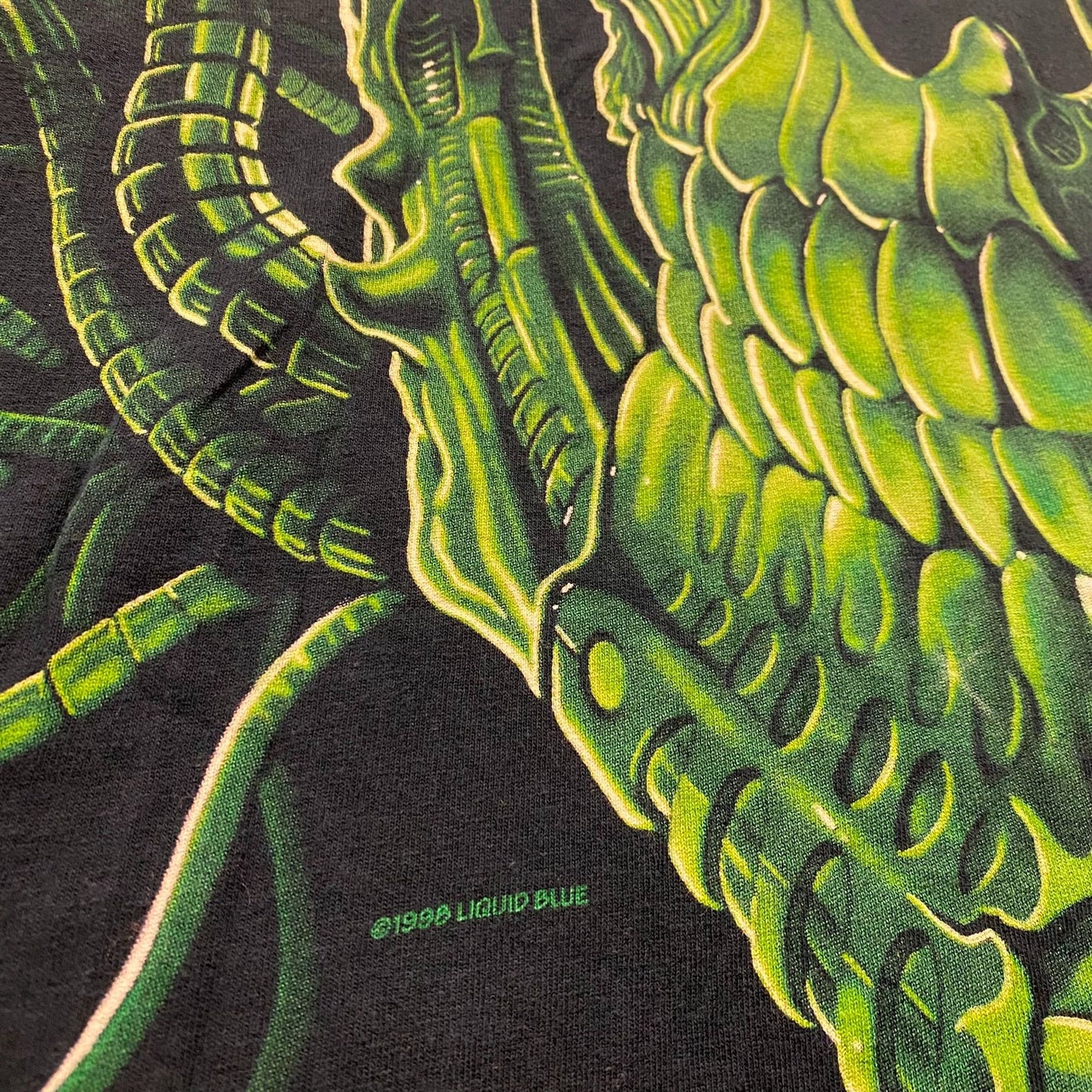 Vintage 90s Essential Terminator Robot Skull AOP T-Shirt