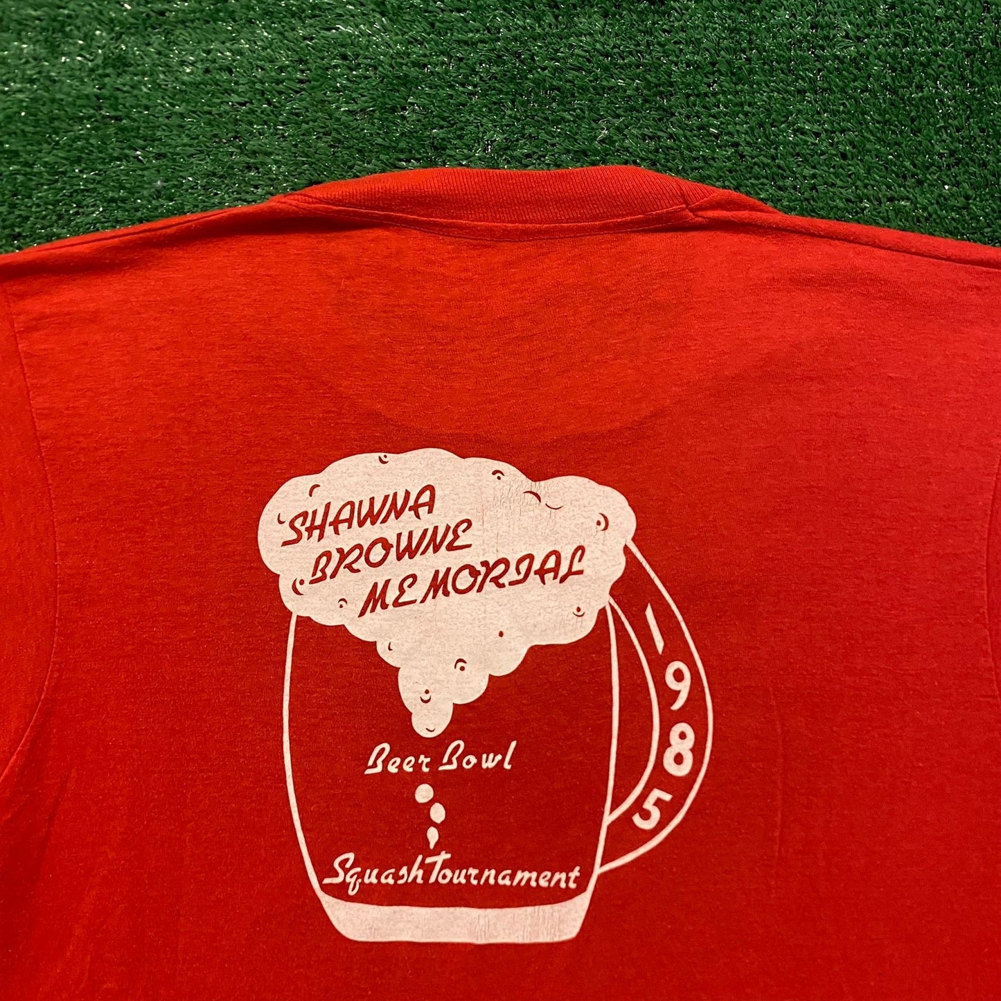 Beer Bowl Squash Tournament Vintage 80s T-Shirt