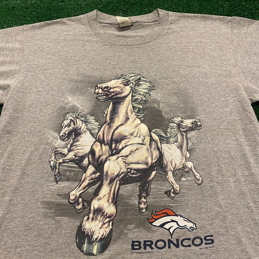 Denver Broncos Vintage NFL Football T-Shirt