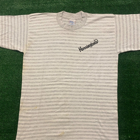 Hot Rods Vintage 90s Striped Racing T-Shirt