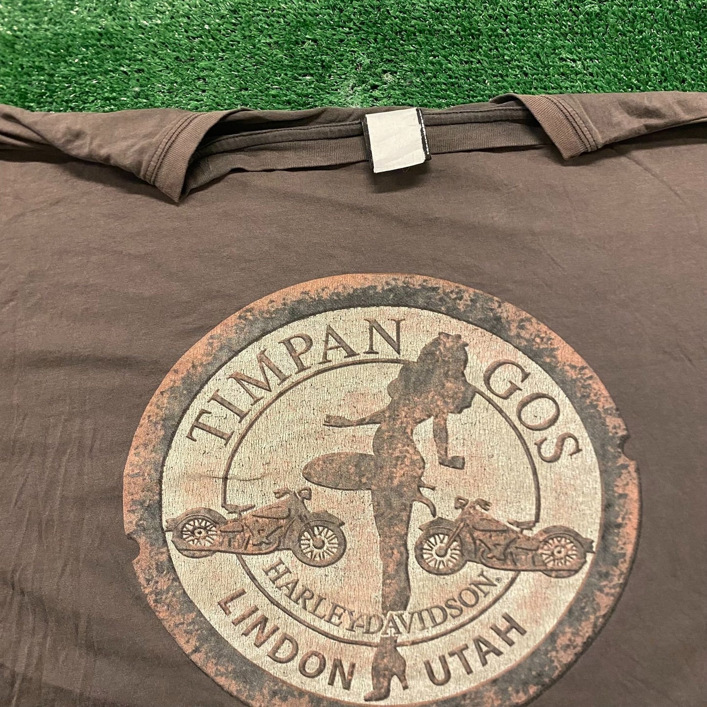 Harley Davidson Skull Vintage Gothic Biker T-Shirt