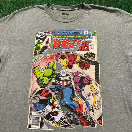 Marvel Avengers Vintage Y2K Comic T-Shirt