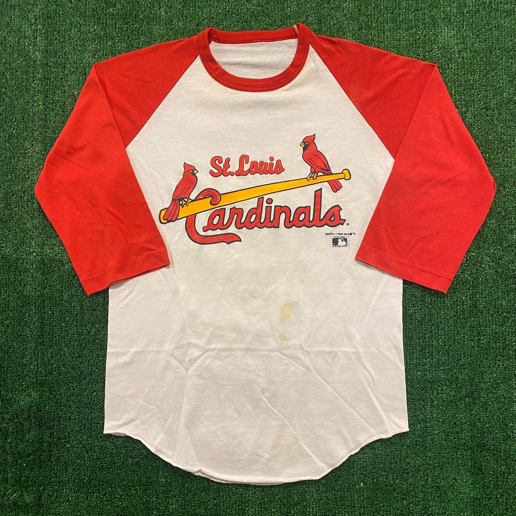 Vintage Rawlings St. Louis Cardinals Baseball Jersey Button Up Shirt XL
