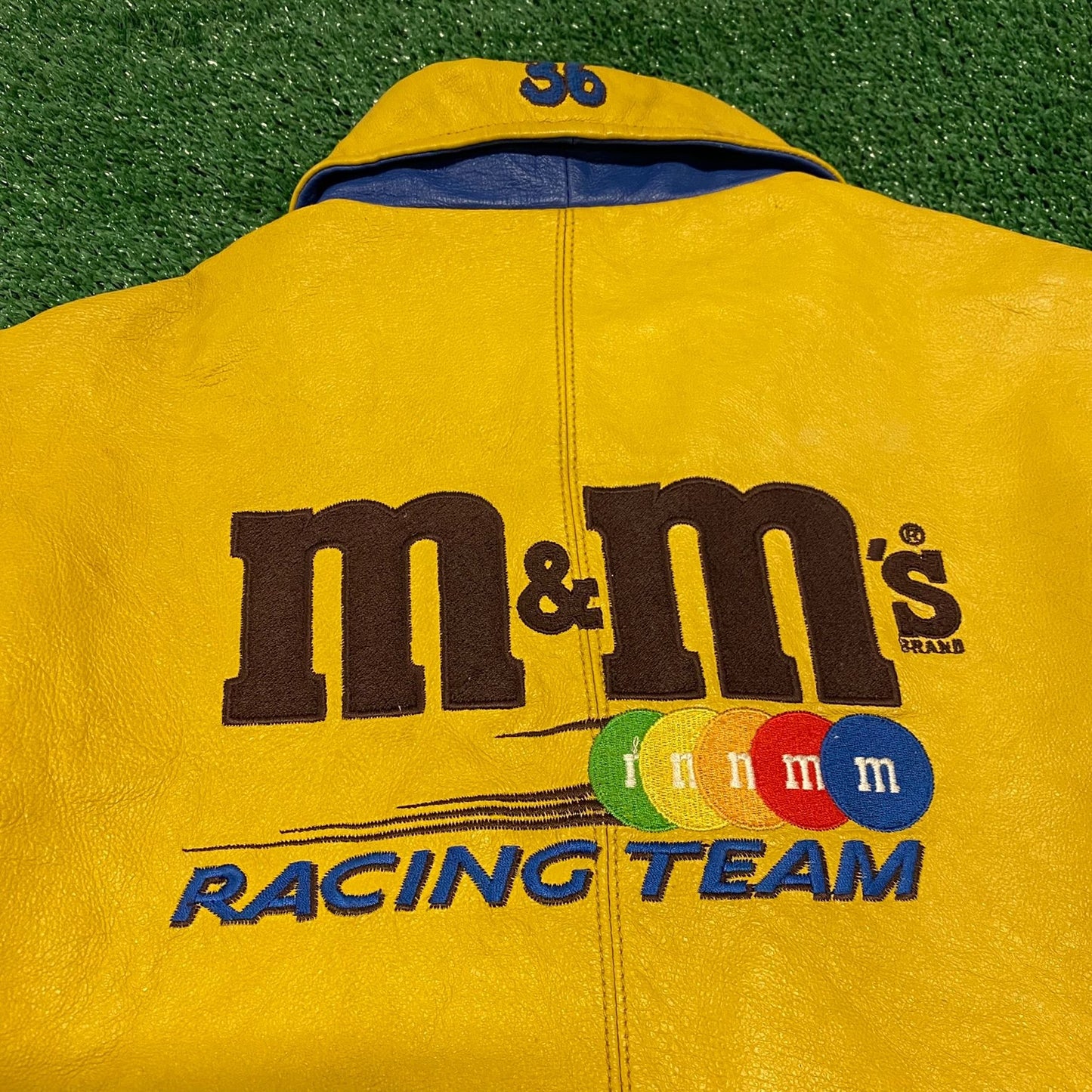 M&M's Racing Team Vintage Leather Jacket