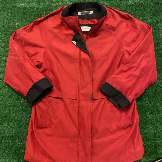Claiborne Vintage 90s Windbreaker Rain Jacket