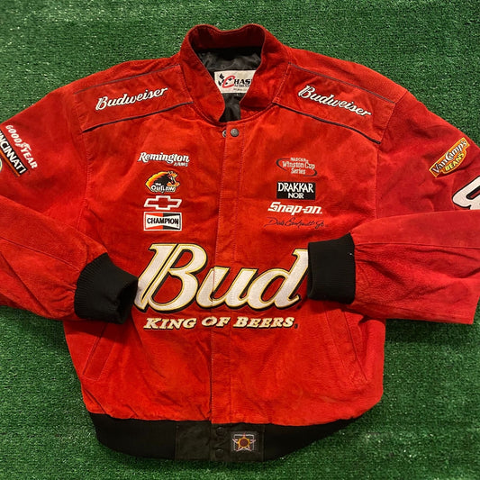 Jeff Hamilton Budweiser Vintage NASCAR Racing Jacket