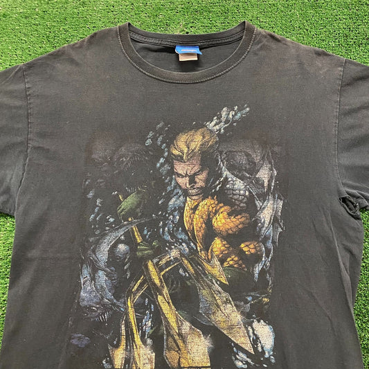 Aquaman Vintage Y2K Superhero Movie T-Shirt