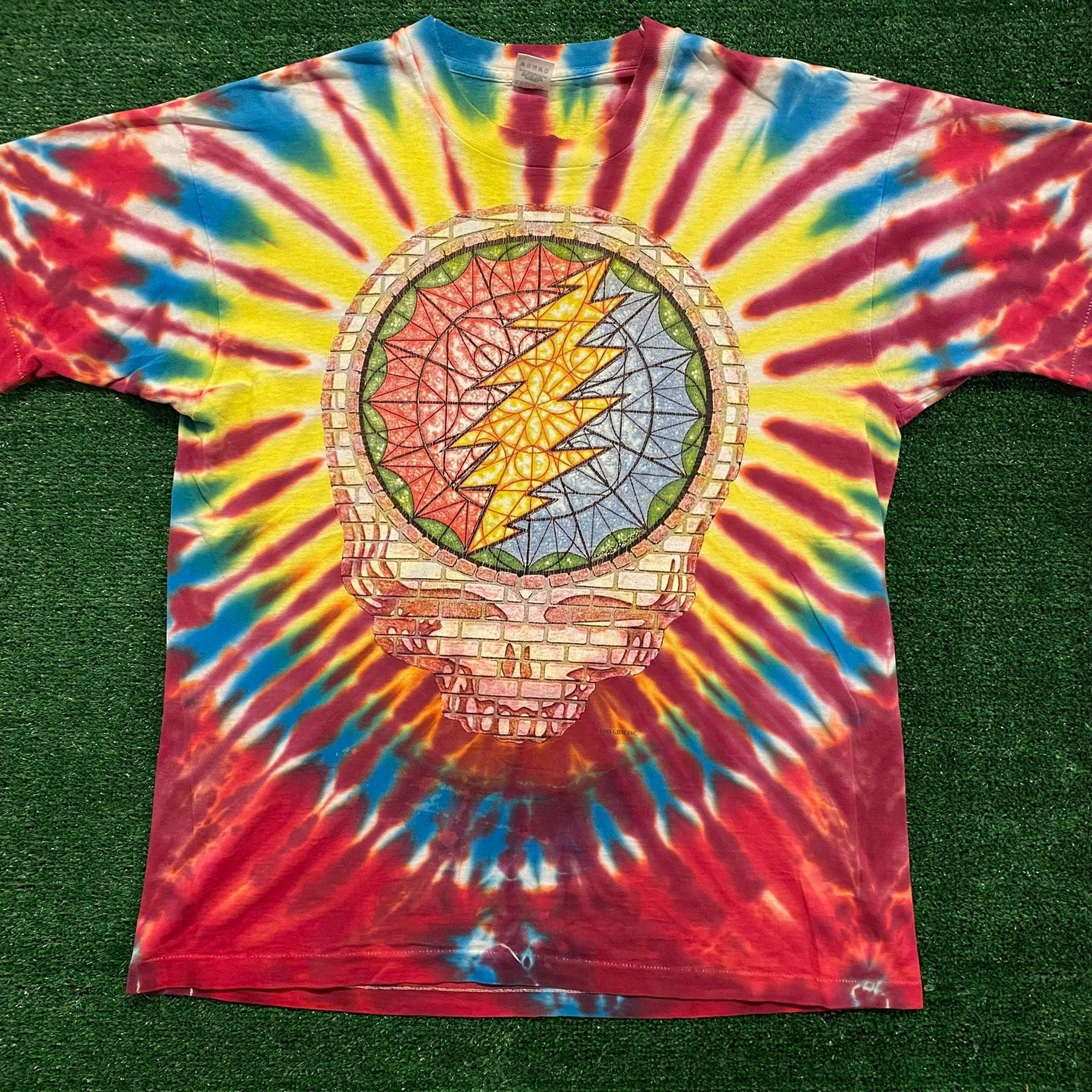 Grateful Dead Stained Glass Vintage 90s T-Shirt – Agent Thrift