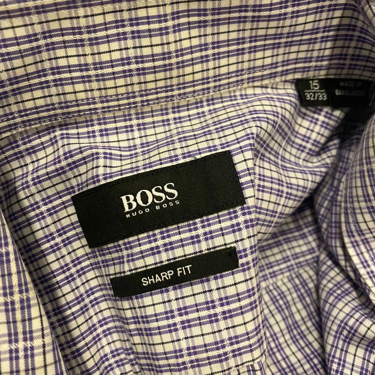 Purple Plaid Check Shirt