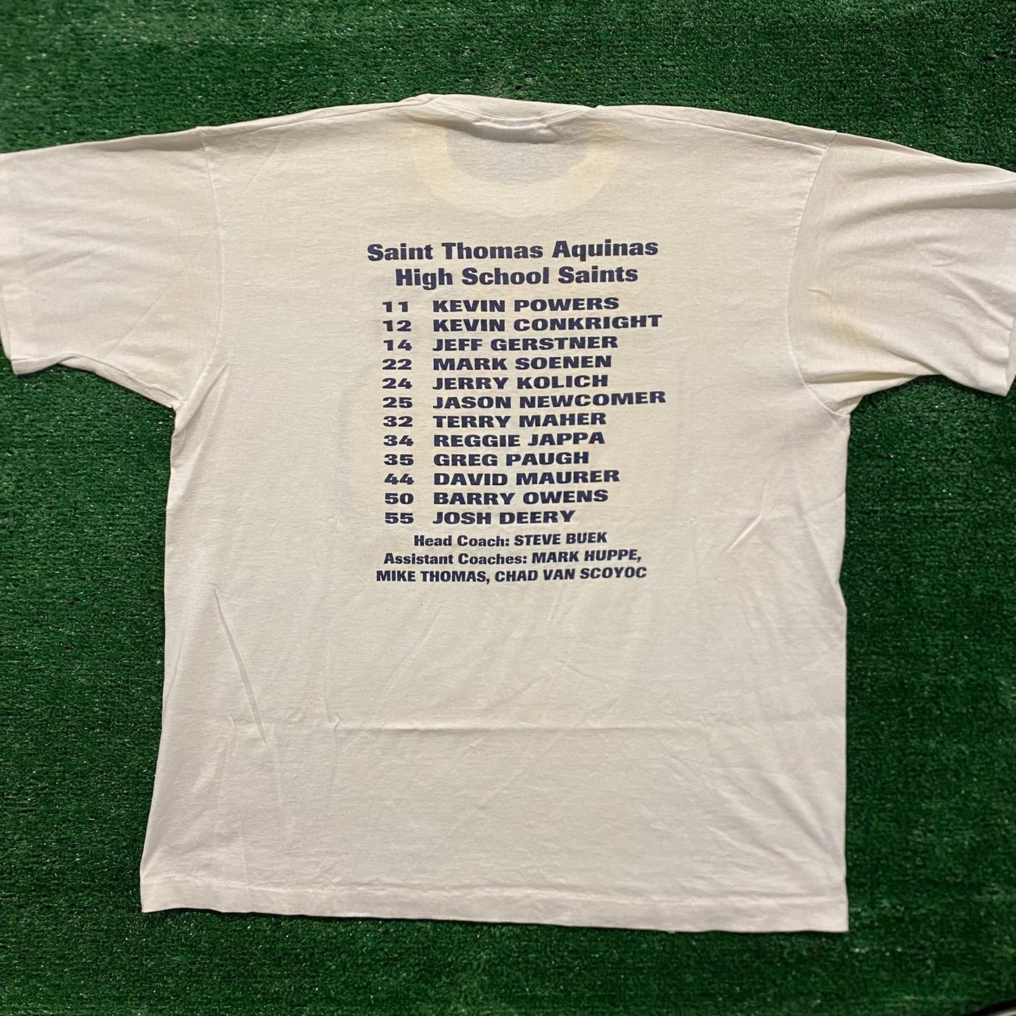 Kansas Basketball Angel Vintage 90s Sports T-Shirt