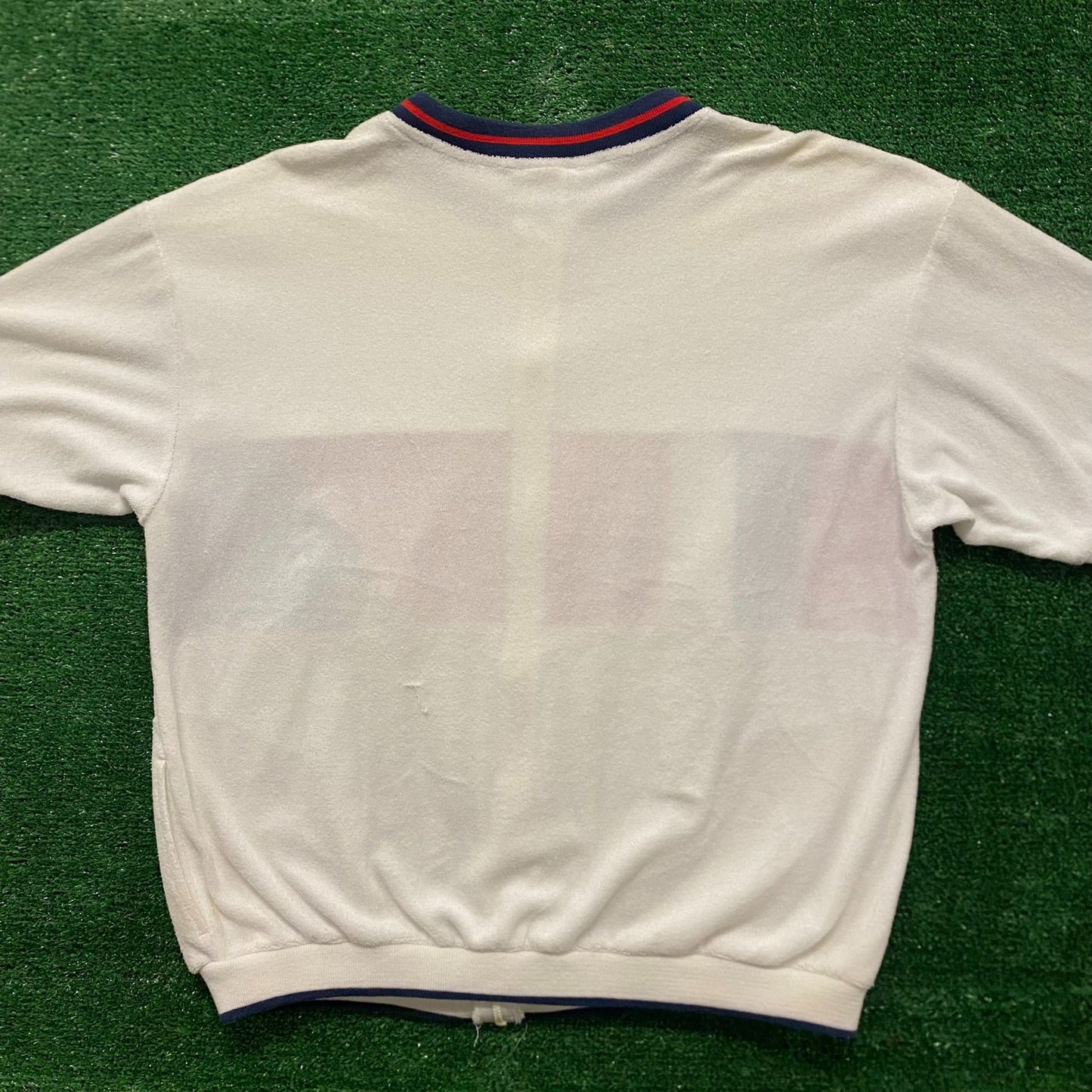 Jantzen Vintage 80s Terry Cloth Polo Shirt