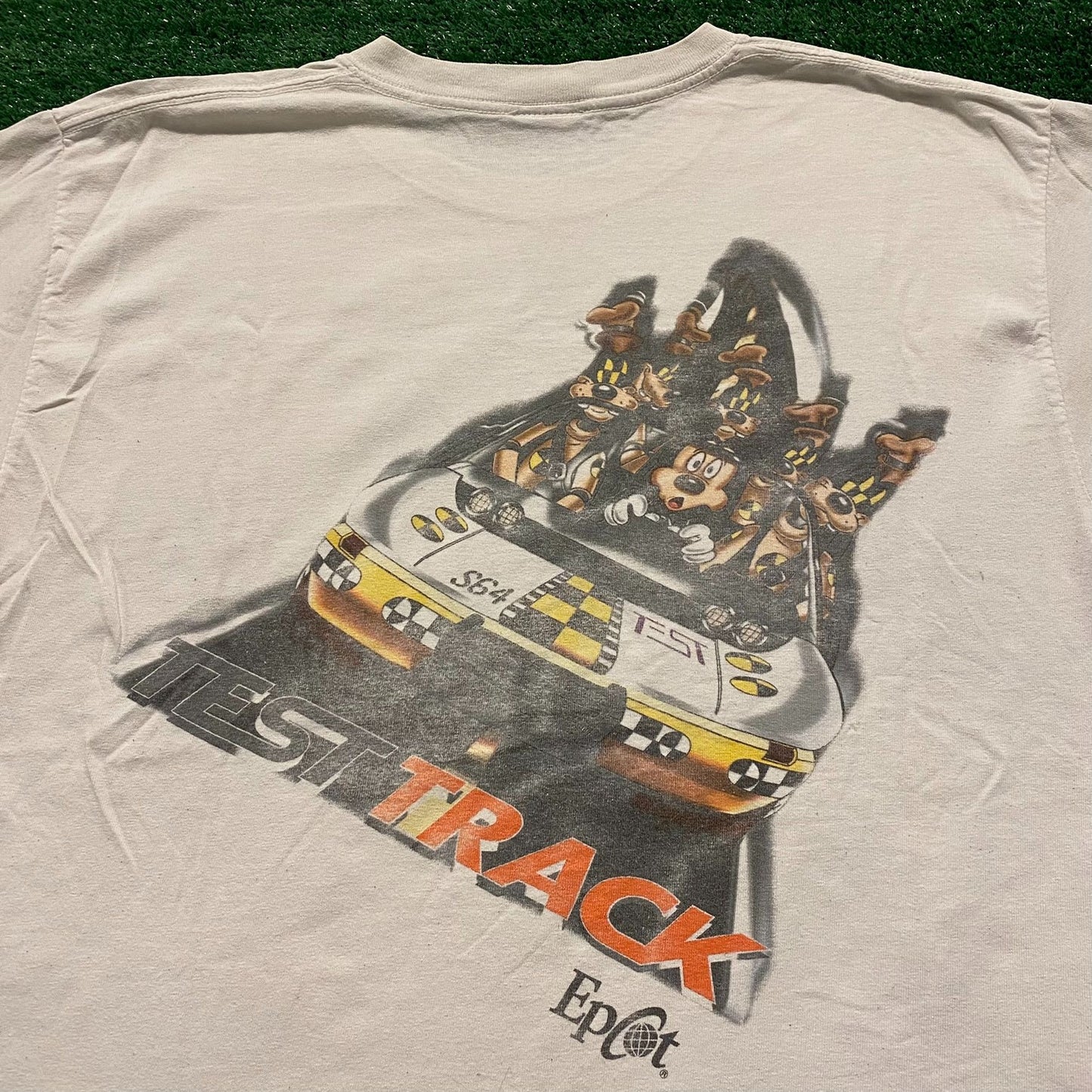 Test Track Vintage Disney Racing T-Shirt