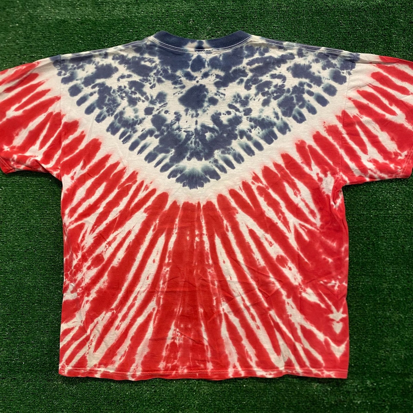 USA Tie Dye Vintage Hippie Skater T-Shirt