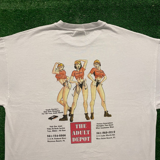 XXX Adult Sex Toys Vintage 90s Vulgar T-Shirt