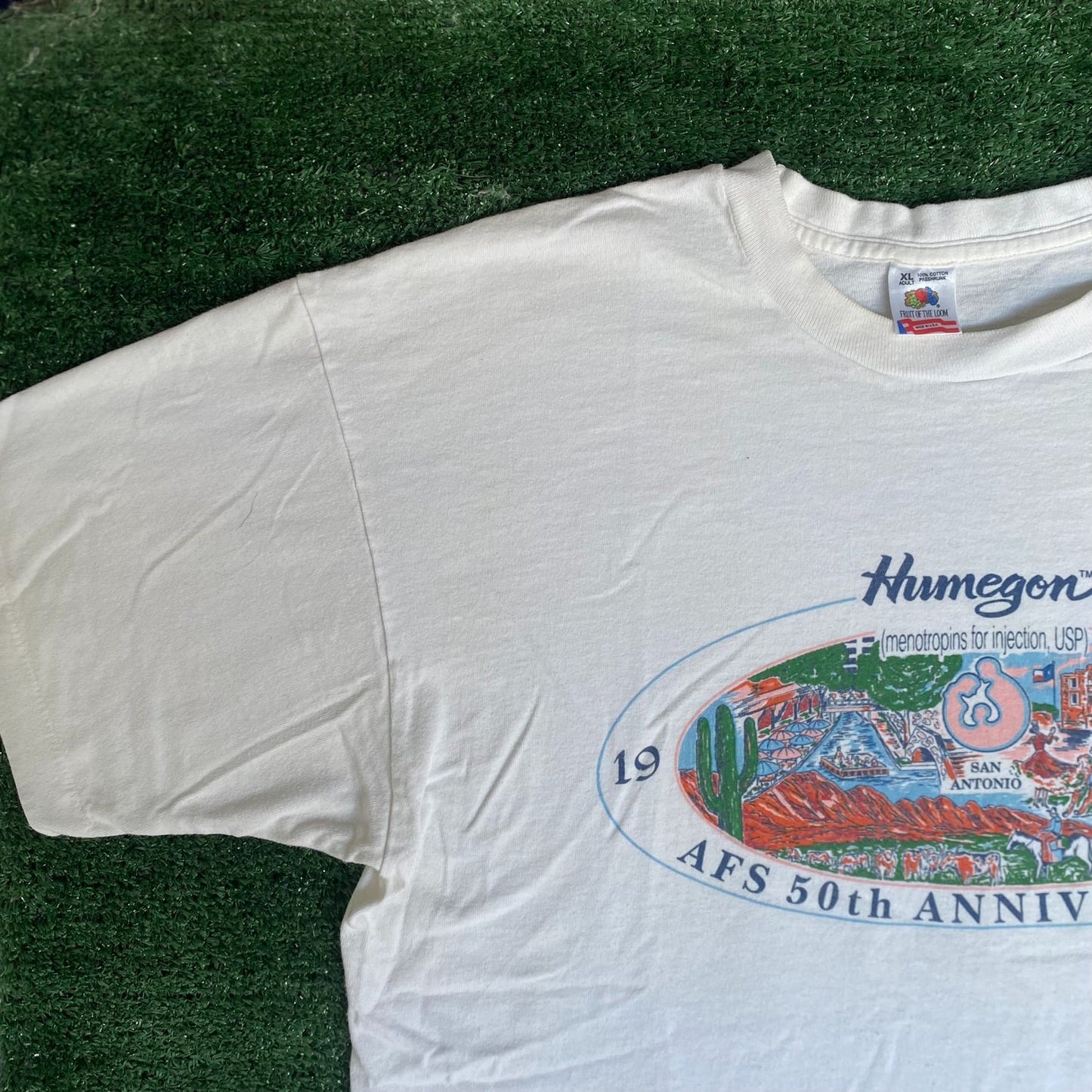 Vintage 90s San Antonio Shirt Single Stitch Pharmaceutical Tee