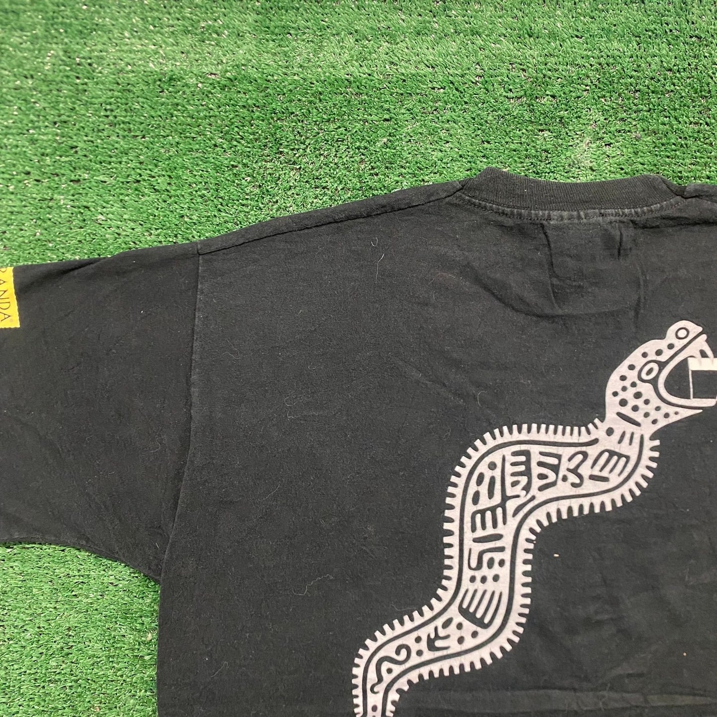 Vintage 90s Tequila Tribal Snake Single Stitch Sun Faded Tee