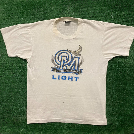 Vintage 80s Old Milwaukee Shirt Single Stitch Retro Beer Tee