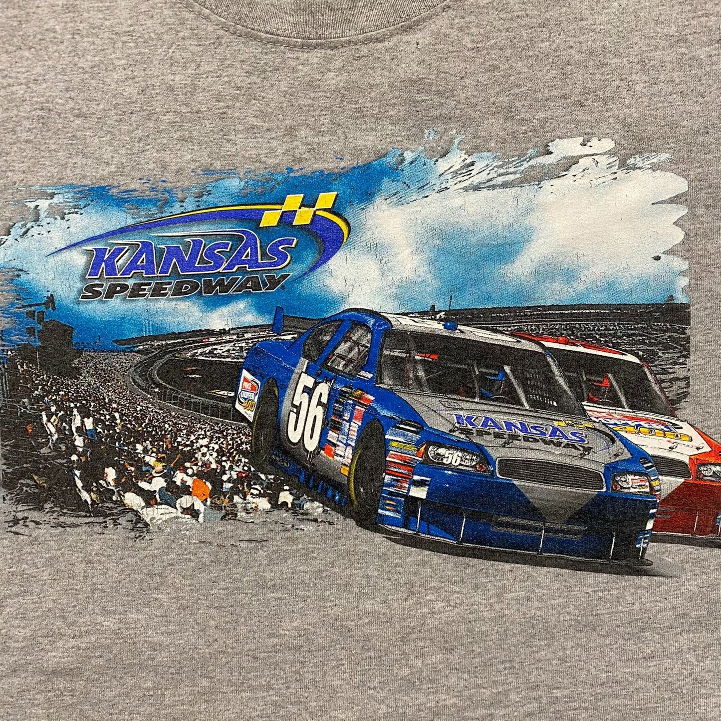 Vintage Y2K Kansas Speedway Shirt NASCAR Auto Racing Tee