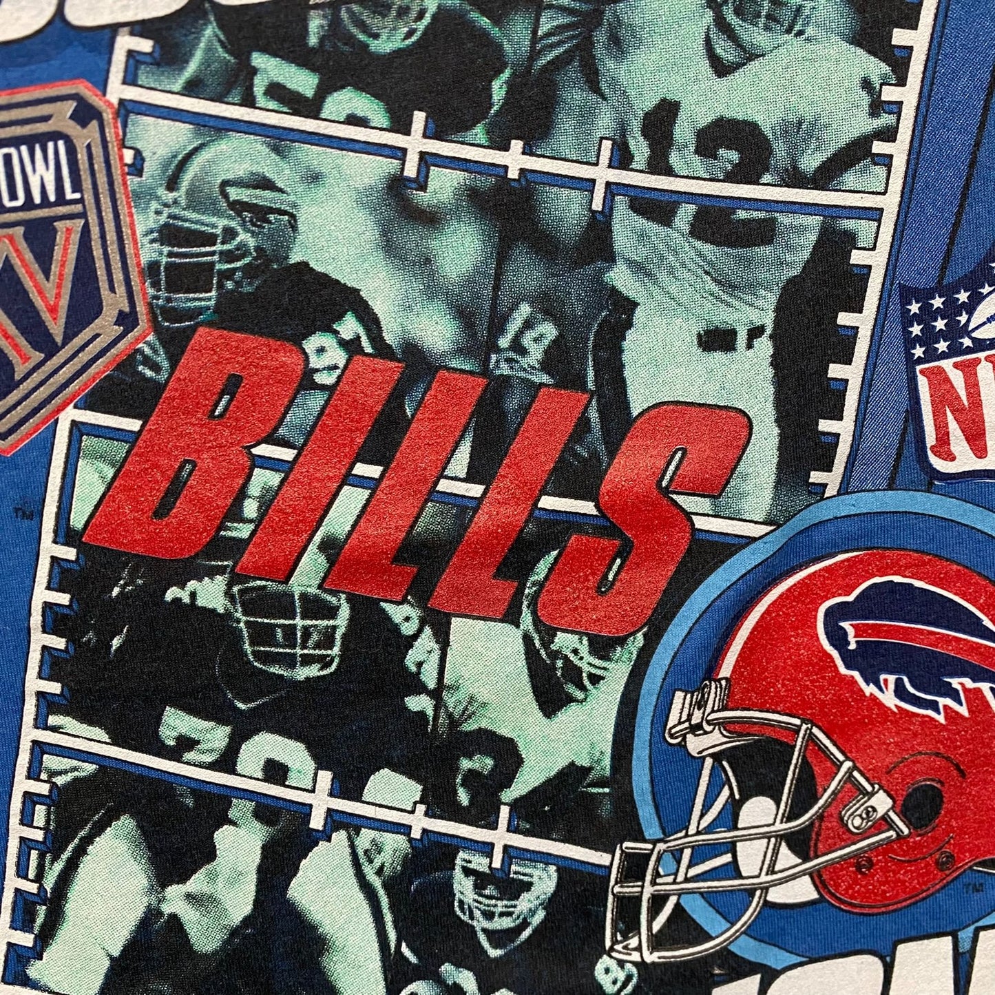 Vintage 90s Essential Buffalo Bills Single Stitch Sports Tee