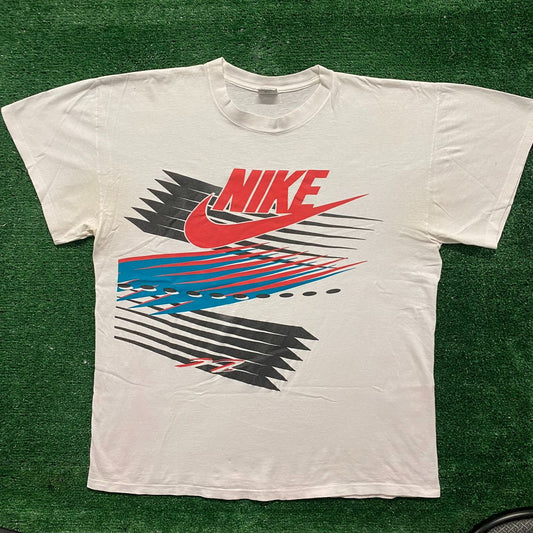 Vintage 90s Nike Center Swoosh Shirt Single Stitch Logo Tee