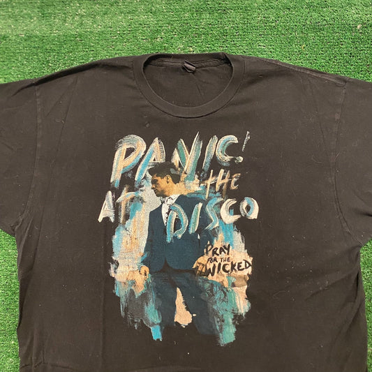 Panic! At The Disco Vintage Pop Punk Emo Rock Band T-Shirt