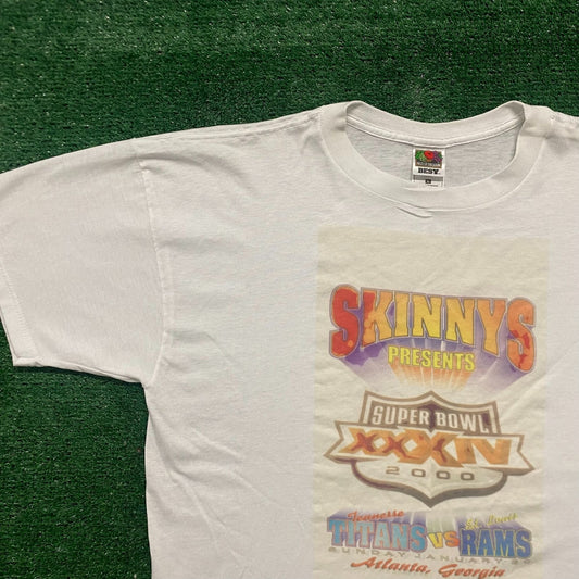 Vintage Y2K 2000 Super Bowl Football Essential Sports Tee