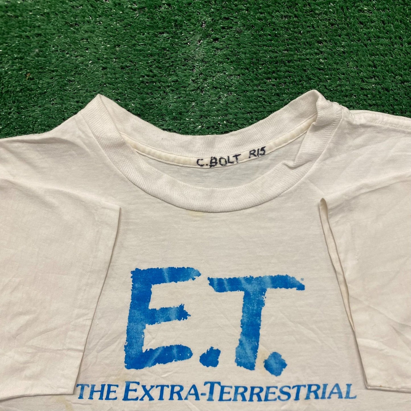 Vintage 80s E.T. The Extra Terrestrial Movie Promo T-Shirt