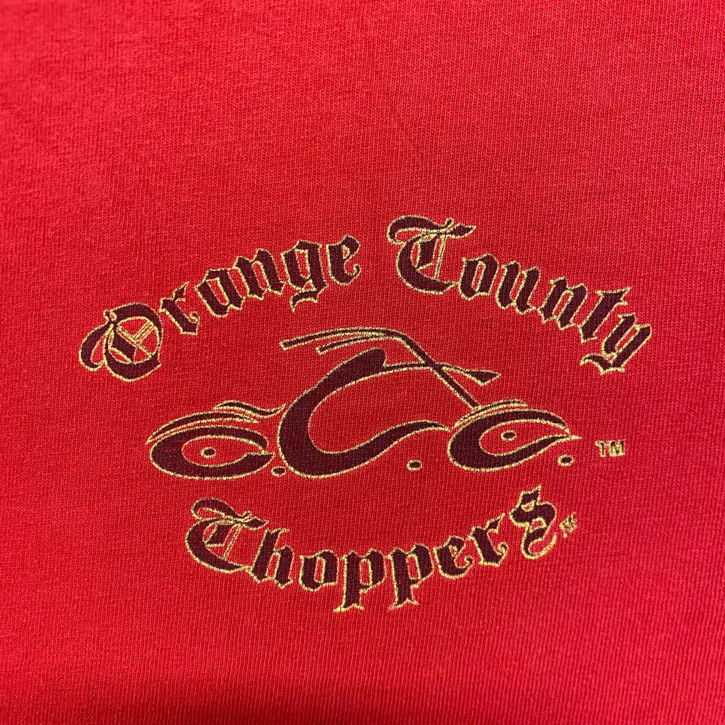 Vintage Y2K Orange County Choppers Chrome Punk Cross Tee