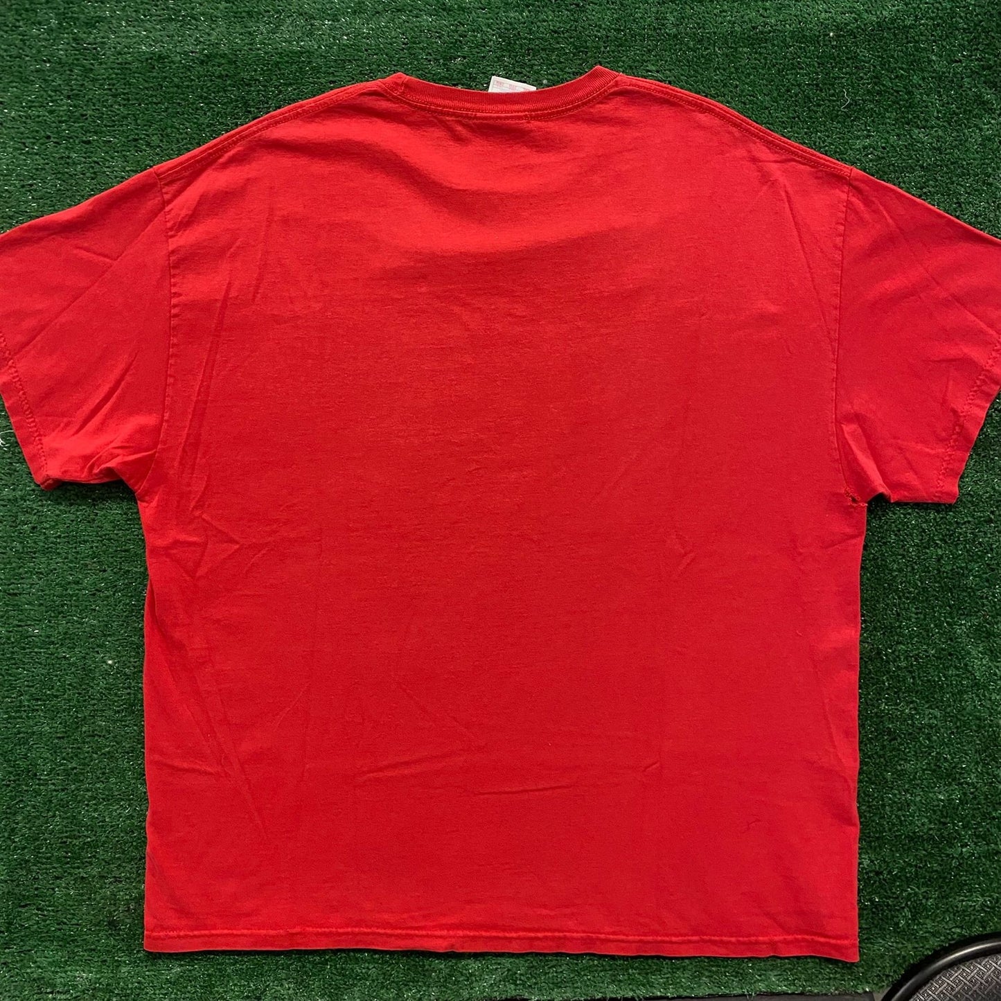 Vintage Y2K USA Soccer Shirt Red Olympics America Sports Tee