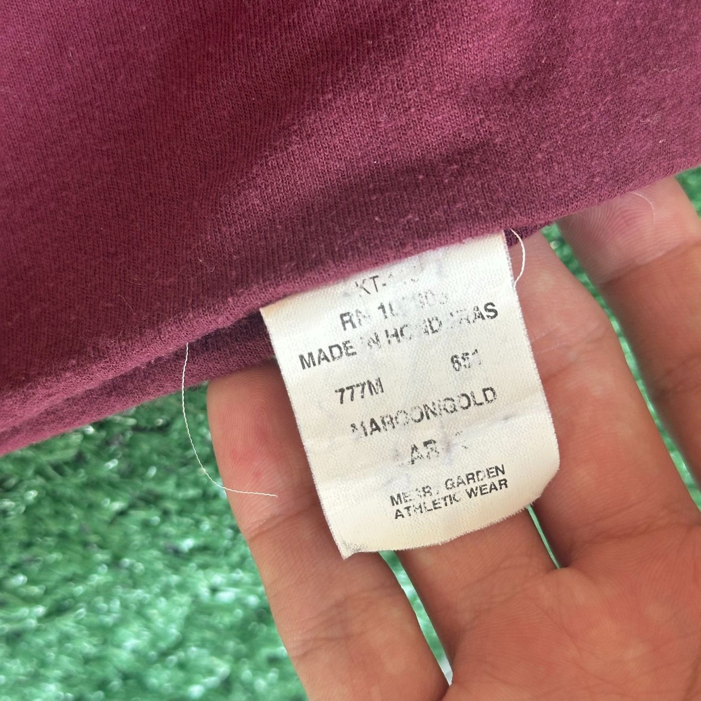 Vintage 90s Haverford School Reversible T-Shirt Preppy College Athletic Maroon M