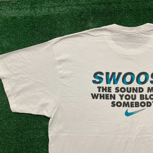 Vintage 90s Essential Baggy Nike Center Swoosh T-Shirt