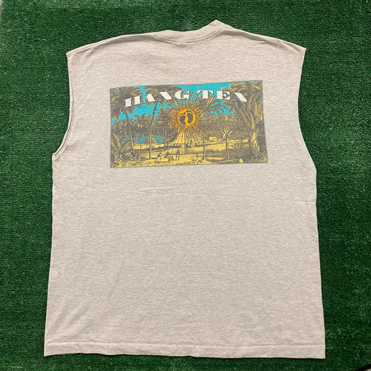 Vintage 90s Hang Ten Surf Hawaii Landscape Single Stitch Tee
