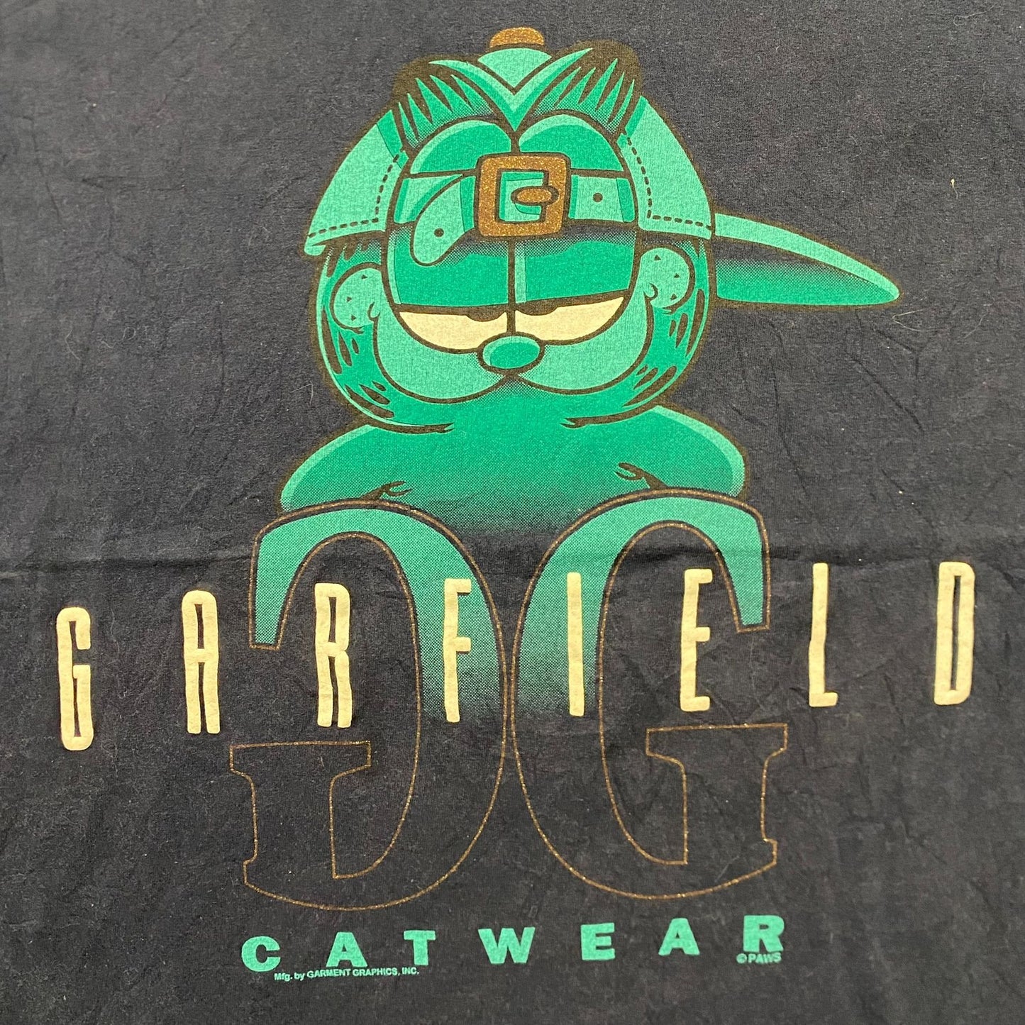 Vintage 90s Baggy Essential Garfield Catwear Comic T-Shirt