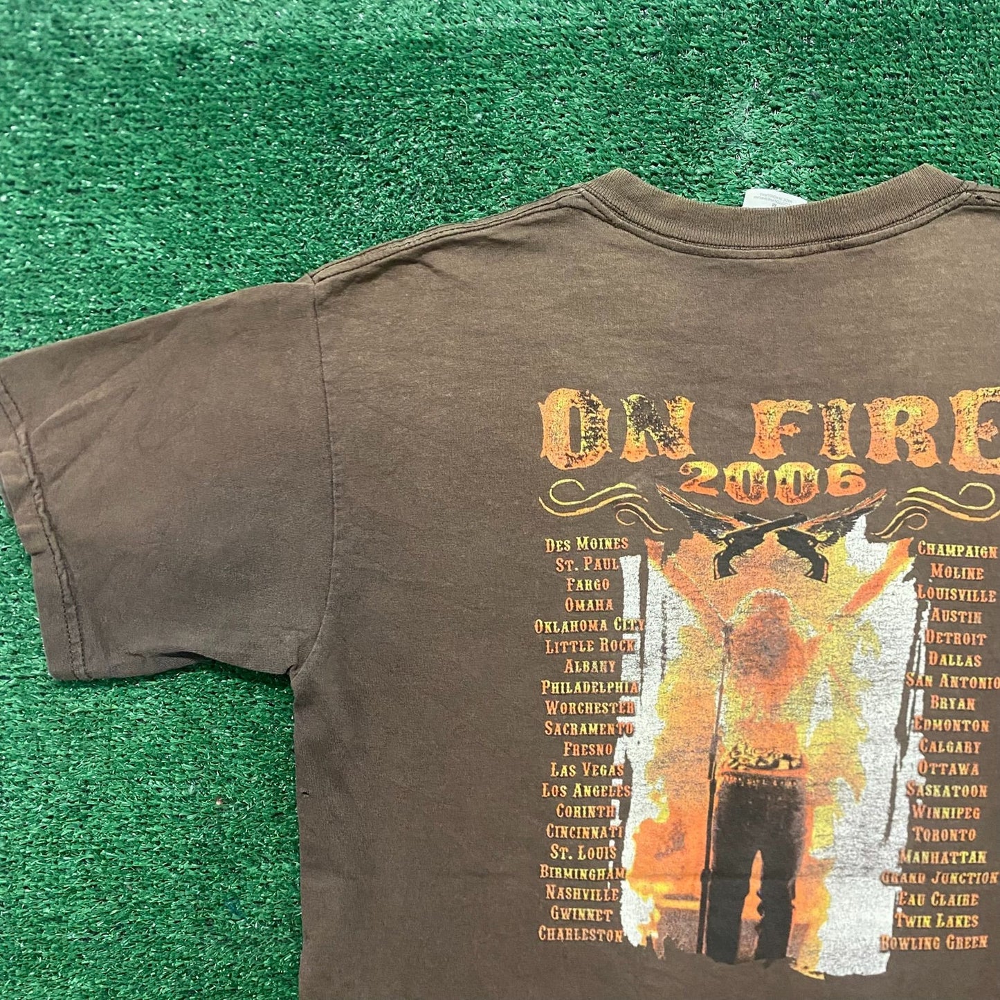 Vintage Y2K Essential Miranda Lambert Fire Tour Band T-Shirt