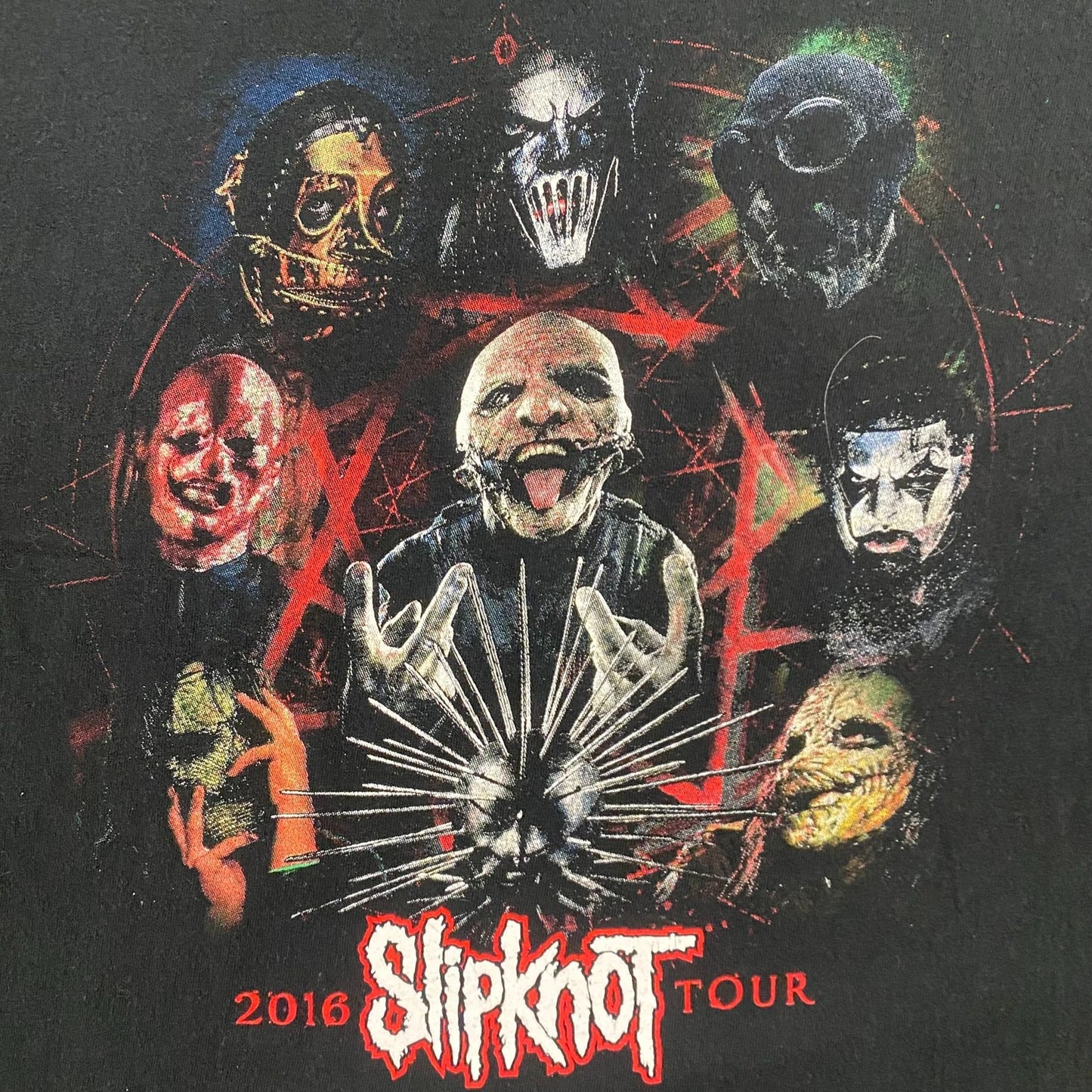 Vintage Y2K Slipknot Metal Band Shirt Rock Concert Tour Tee