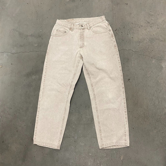 Vintage 90s Lee Gray Denim Baggy Relaxed Tonal Work Jeans