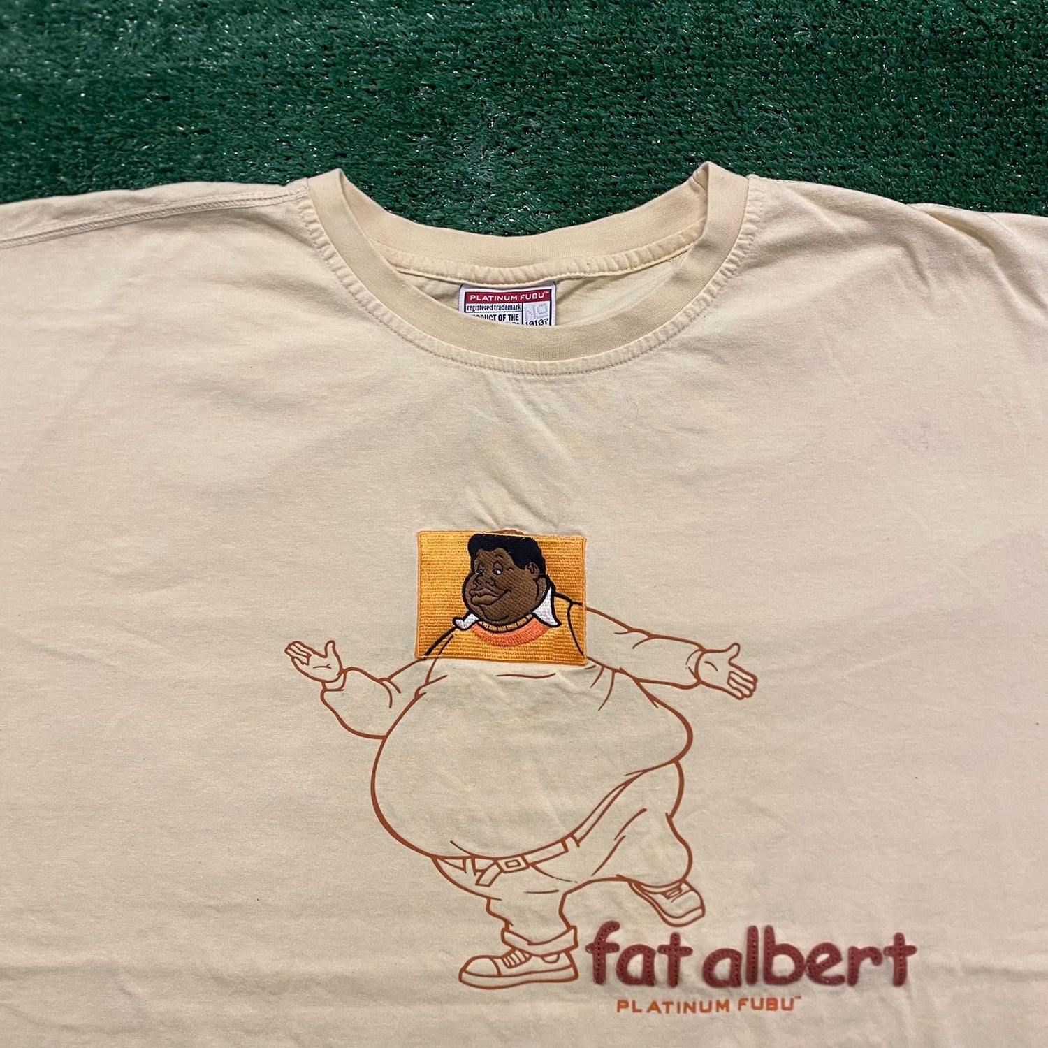 Vintage Y2K Essential Baggy Platinum FUBU Fat Albert T-Shirt
