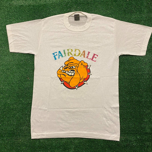 Fairdale Bulldogs Vintage 80s Glitter Iron On T-Shirt