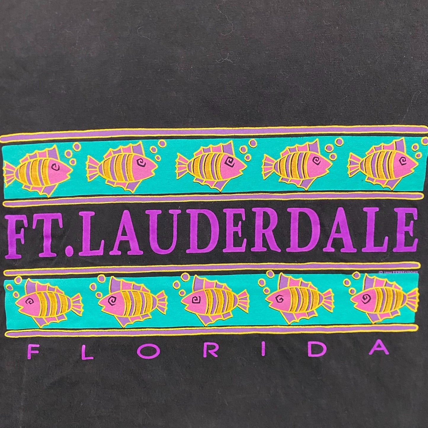 Vintage Y2K Ft. Lauderdale Florida Tourist Destination Tee