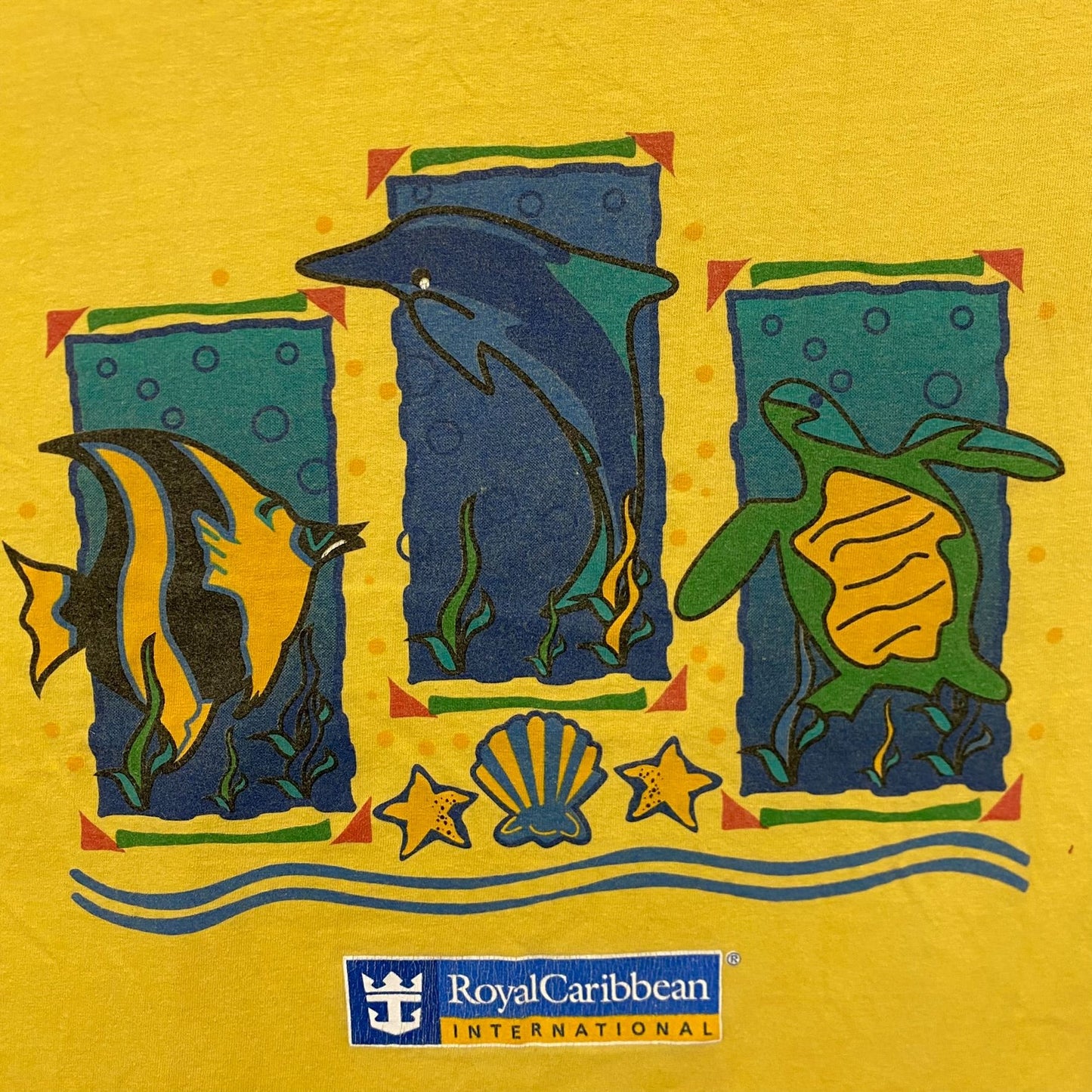 Vintage 90s Fish Nature Art Single Stitch Beach Tourist Tee