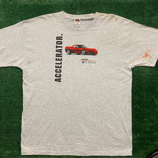 Vintage Y2K Corvette Hummer GM Chevy Automotive Baggy Tee
