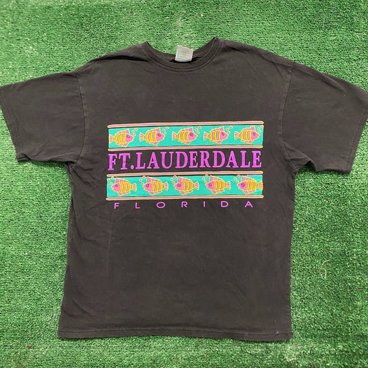 Vintage Y2K Ft. Lauderdale Florida Tourist Destination Tee