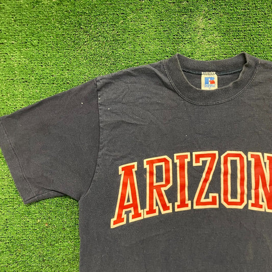 Vintage 90s Arizona Sun Faded Single Stitch College Tee