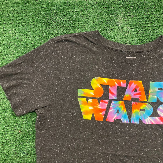 Essential Star Wars Rainbow Spell Out Movie T-Shirt