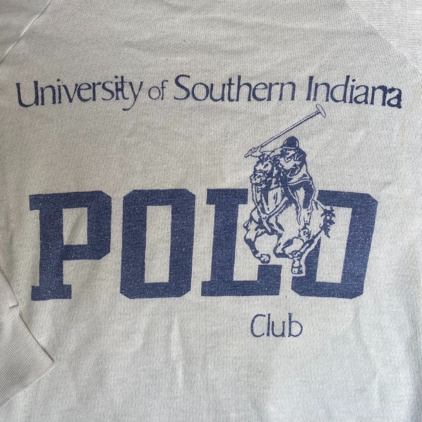 Vintage 80s Polo Club Sweatshirt Southern Indiana Crewneck