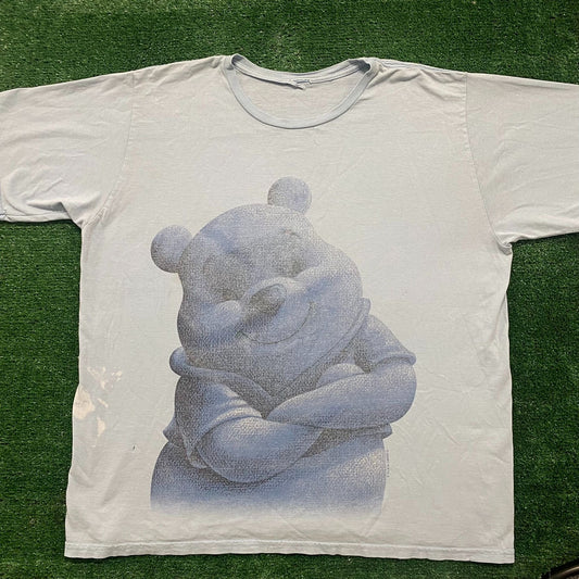 Vintage 90s Winnie the Pooh Face Essential Cartoon Movie Tee