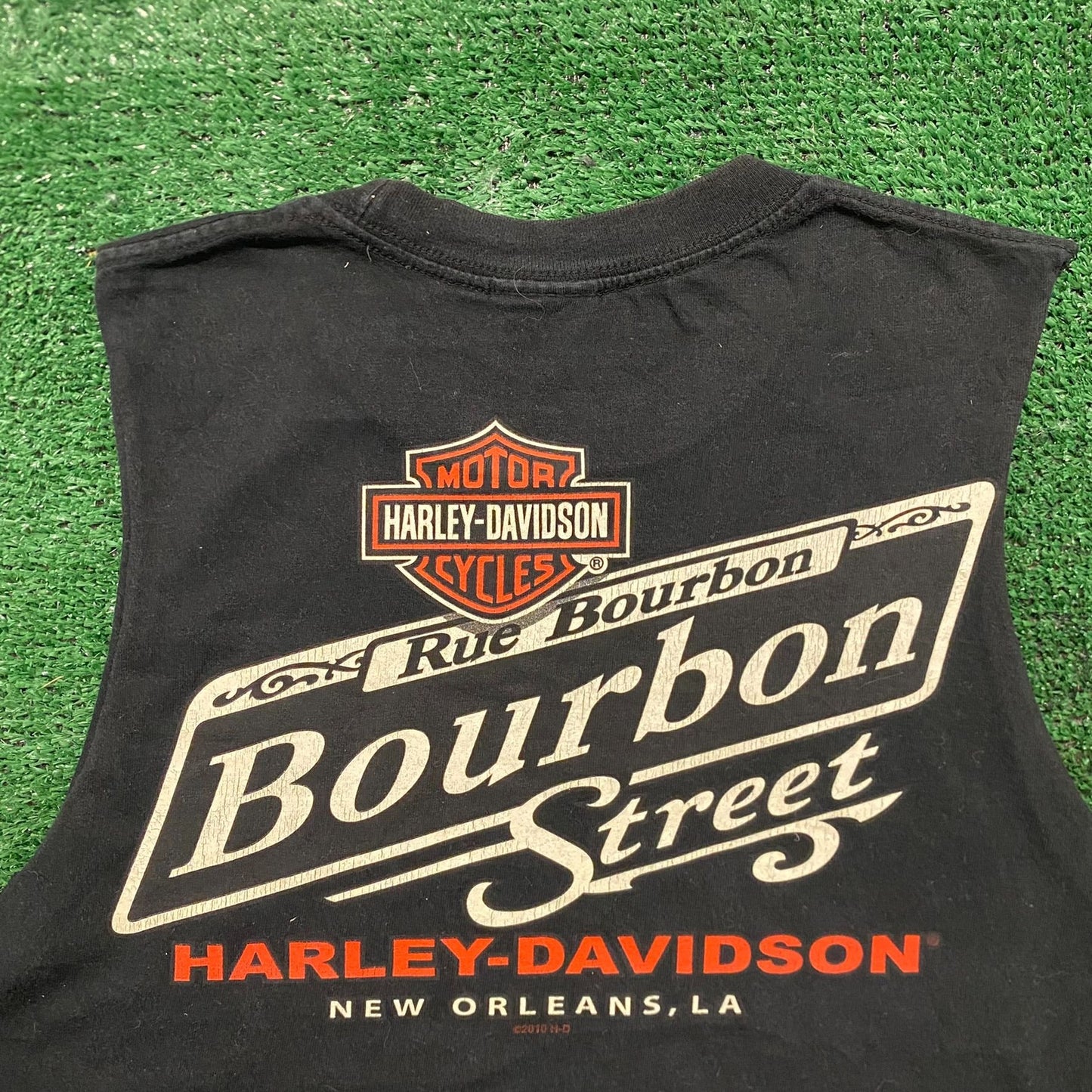 Vintage Y2K Harley Davidson New Orleans Punk Biker Tank