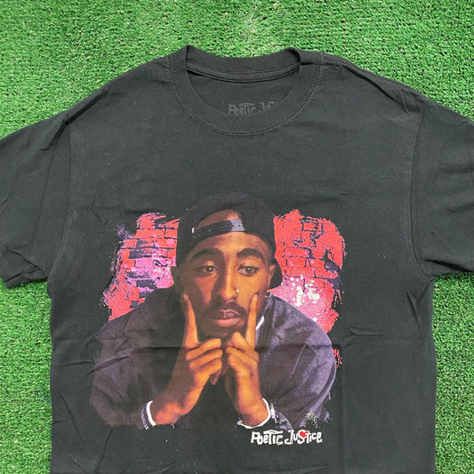 2PAC Tupac Poetic Justice Vintage Hip Hop Movie T-Shirt