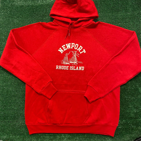 Vintage 80s Newport Rhode Island Essential Tourist Hoodie